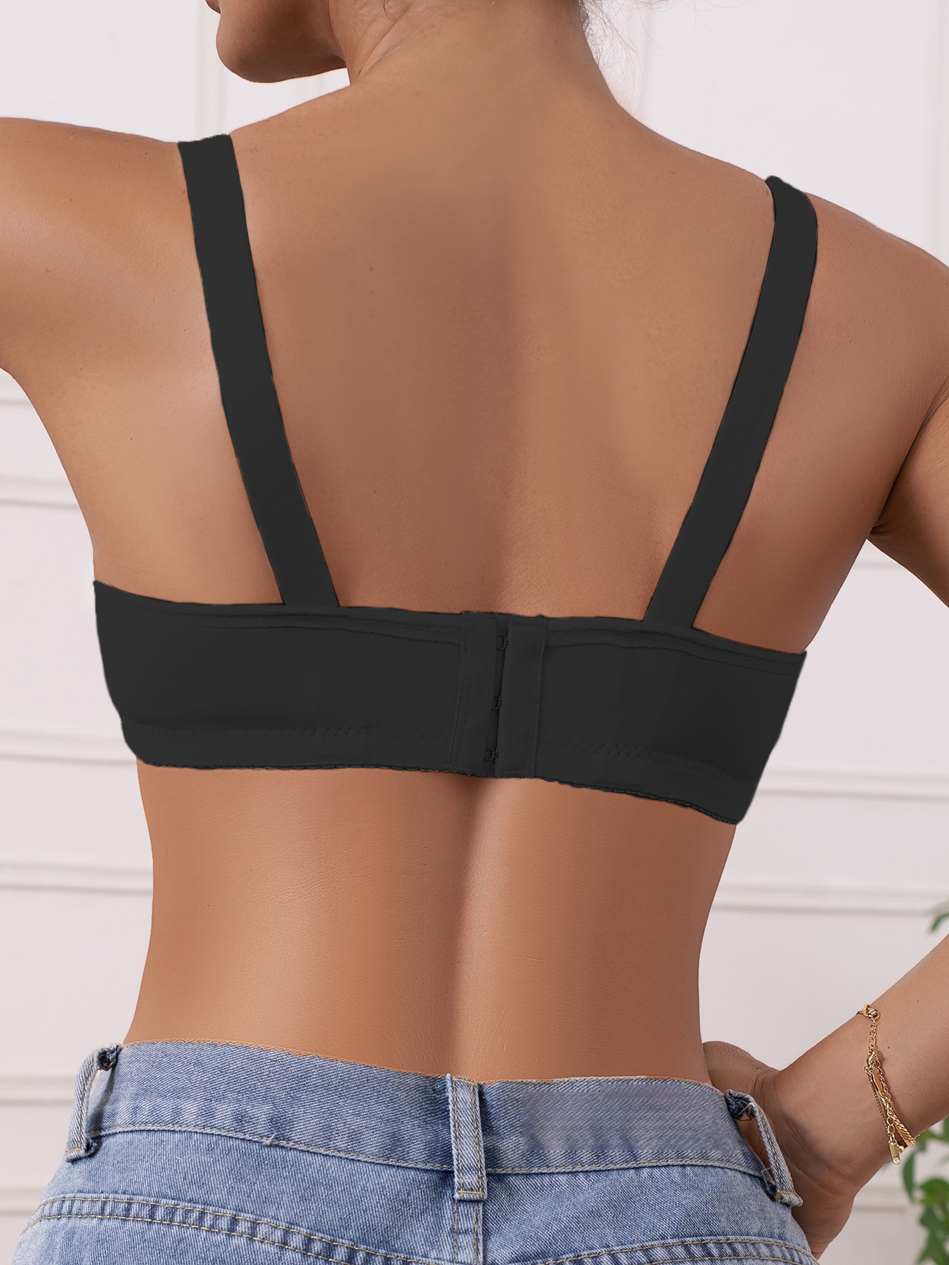 1pc Women's Seamless Wireless  - Full Coverage Bra avis et prix