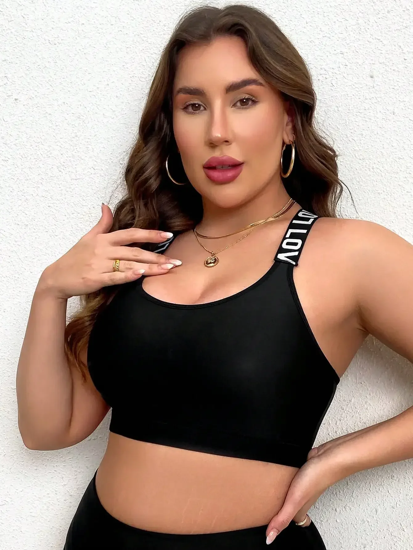 Plus Size Women Sports Bra, Bl - Full Coverage Bra avis et prix
