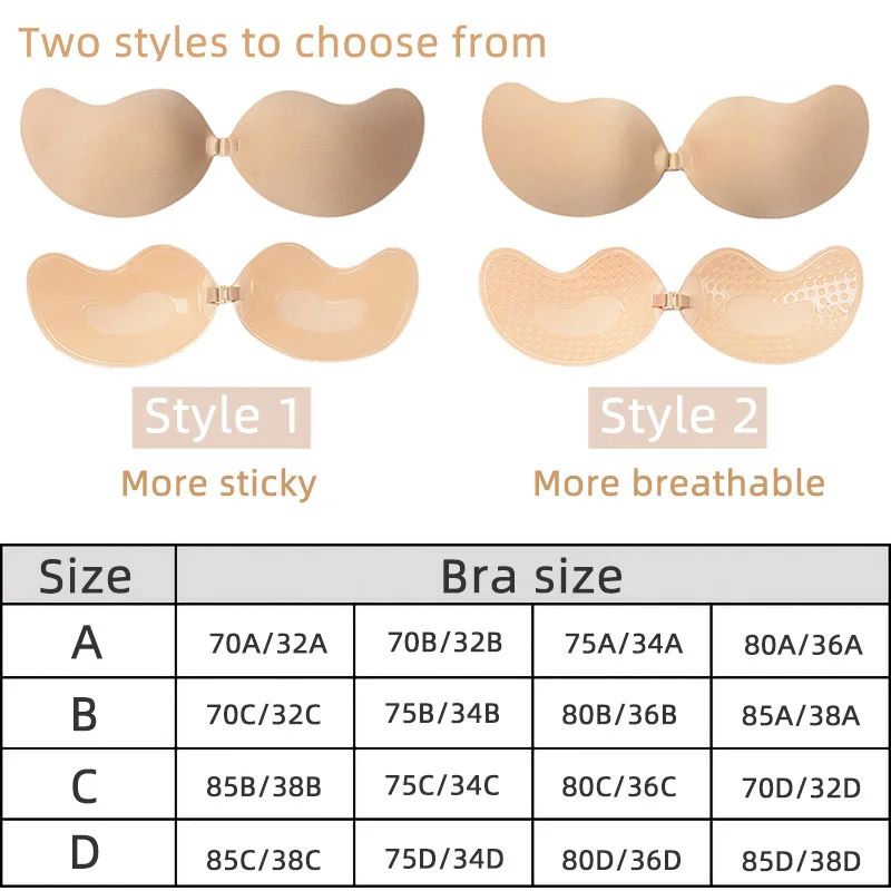 Sexy Women's bra Invisible Pus - Backless Bra Sticky avis et prix