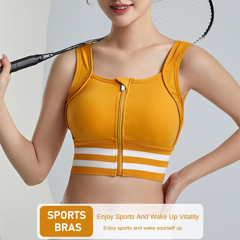 Sports Bras Zip Front For Wome - Full Coverage Bra avis et prix