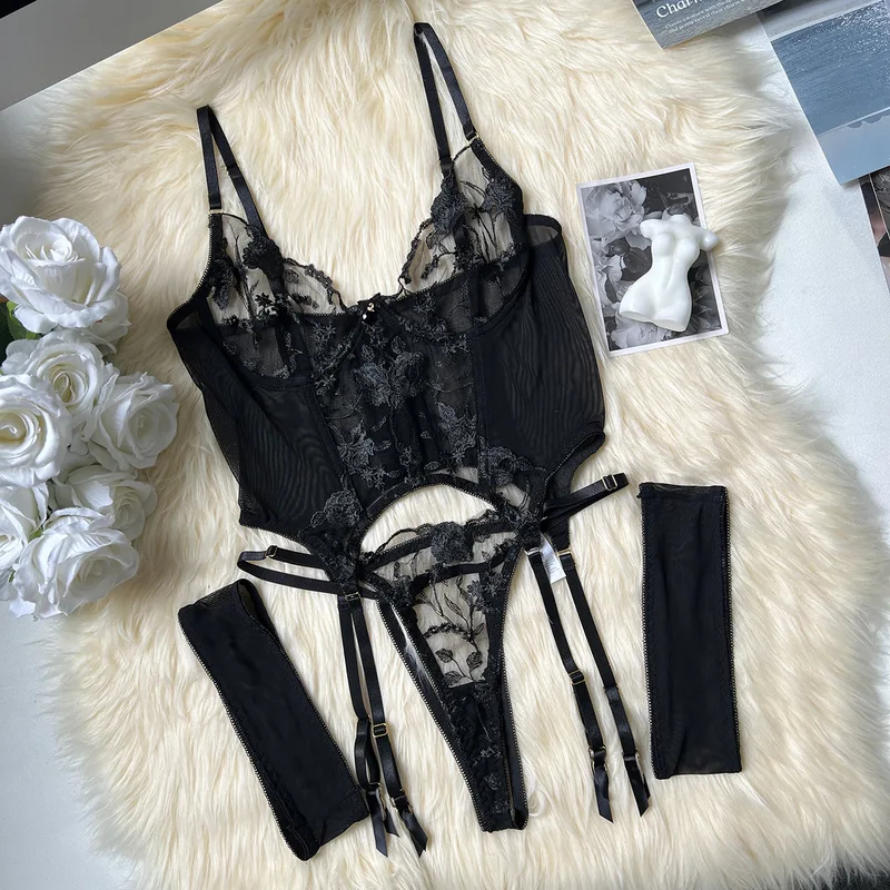 Lace Corset Sexy Sheer Mesh Br - Sheer Mesh Bra avis et prix