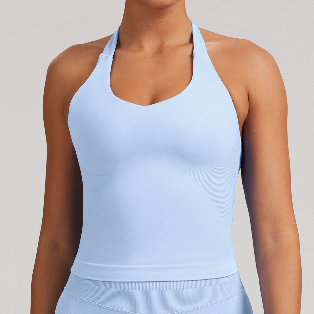 Women's Yoga Vest Seamless Top - T Shirt Bra Seamless avis et prix