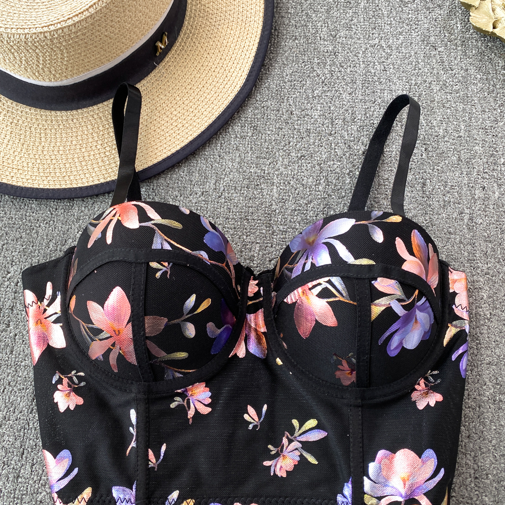Women Sexy Floral printed Cors - Cotton Bra Everyday avis et prix