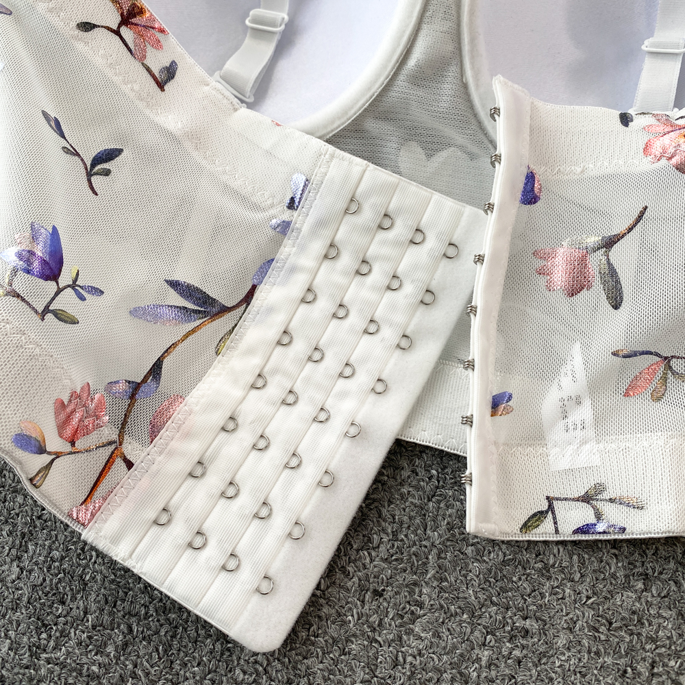Women Sexy Floral printed Cors - Cotton Bra Everyday avis et prix