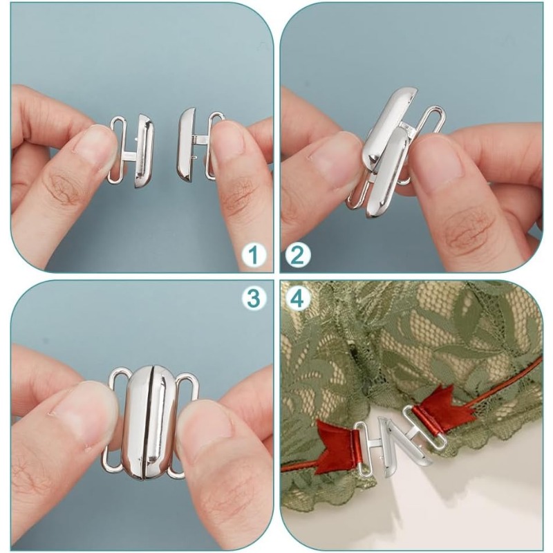 12 Sets 3 Colors Front Closing - Nursing Bra Clip avis et prix