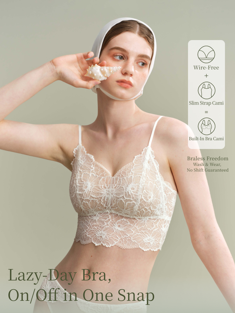 SUJIIN Sexy Lace Cami Tops for - T Shirt Bra Seamless avis et prix
