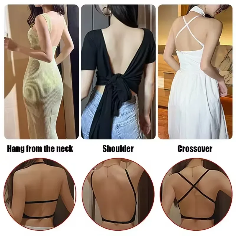 Women Invisible Bra Deep U Plu - Backless Bra Sticky avis et prix