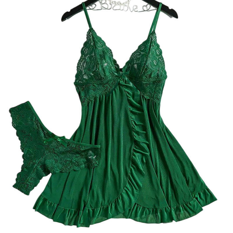 Soft Sheer Nighty Pajamas Hots - Sheer Mesh Bra avis et prix