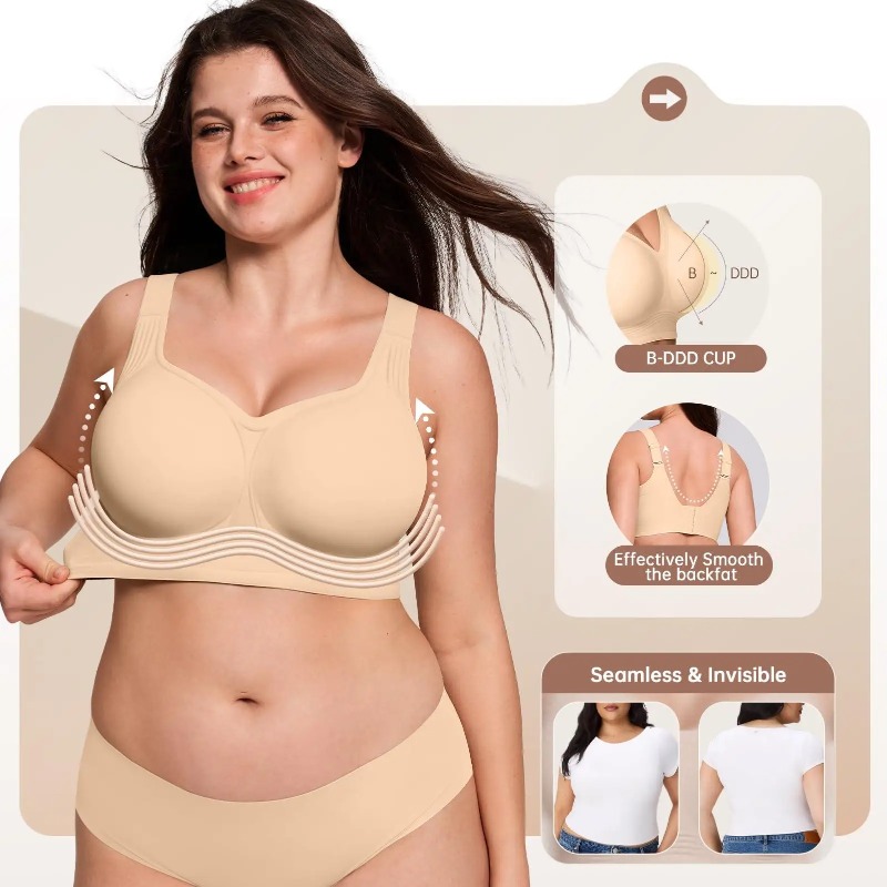 Large Size Non Marking Sports  - Full Coverage Bra avis et prix