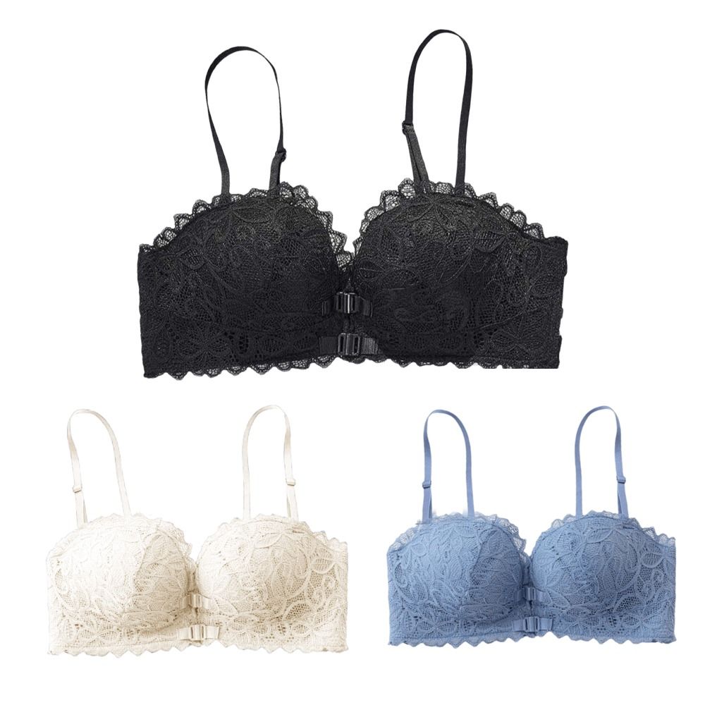 Comfortable Deep V Front Butto - Wirefree Bra Comfort avis et prix