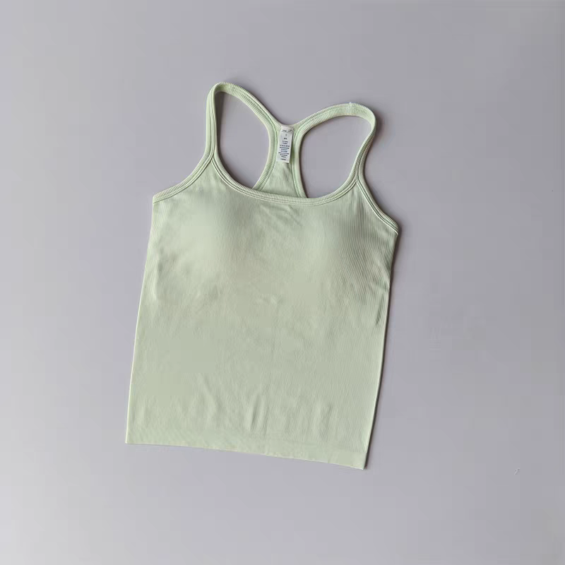 Summer Women's Yoga Camisole S - T Shirt Bra Seamless avis et prix
