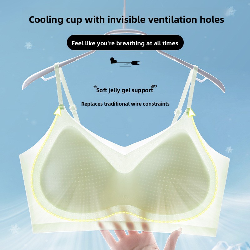 Ice Silk Sleep Bra Tank Top Wo - Sleep Bra Bralette avis et prix