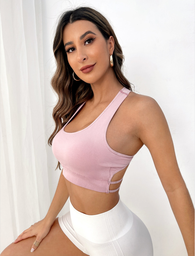 Breathable Sports Bra Fitness  - Plunge Bra Push Up avis et prix