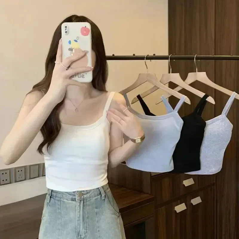 Sexy Sleeveless Crop Top for W - T Shirt Bra Seamless avis et prix