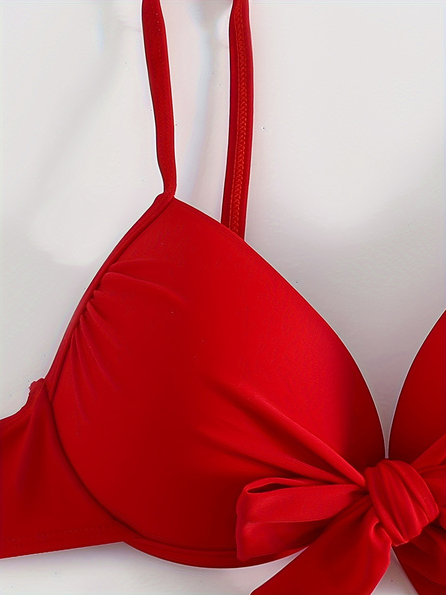Sexy Knotted Underwired Bra Cu - Underwire Bra Padded avis et prix