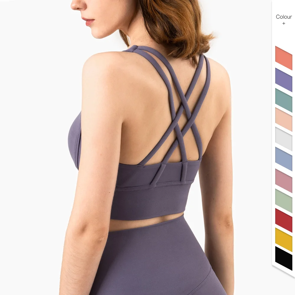 Summer Fashion Cross Back Wome - Sports Bra Racerback avis et prix