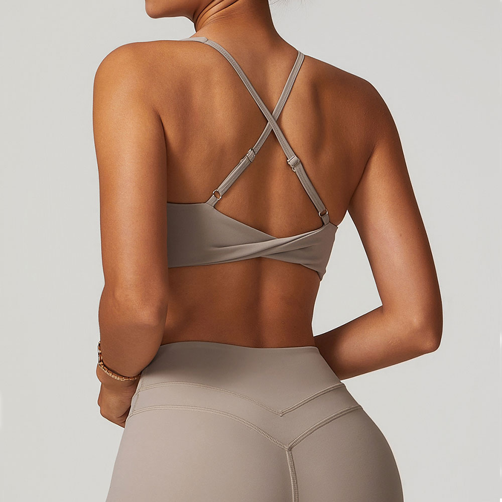 JUREN Sports Bra Women Fitness - Plunge Bra Push Up avis et prix