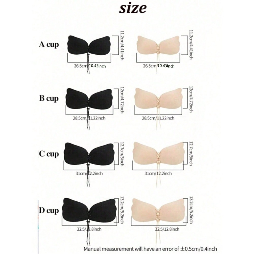 1/2pcs Wing-Shaped Adhesive Br - Strapless Bra Adhesive avis et prix