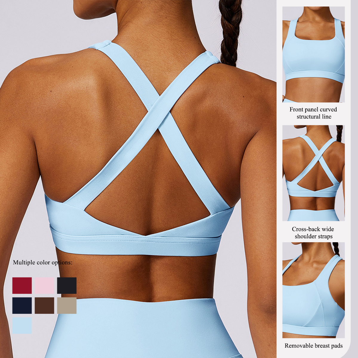 New Summer Women's Shockproof  - Plunge Bra Push Up avis et prix